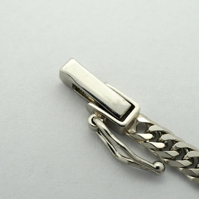 【6khc0004】喜平 ネックレス Pt850 プラチナ 6面 ダブル 45.4cm 15.2g キヘイ【中古】メンズ レディース ユニセックス