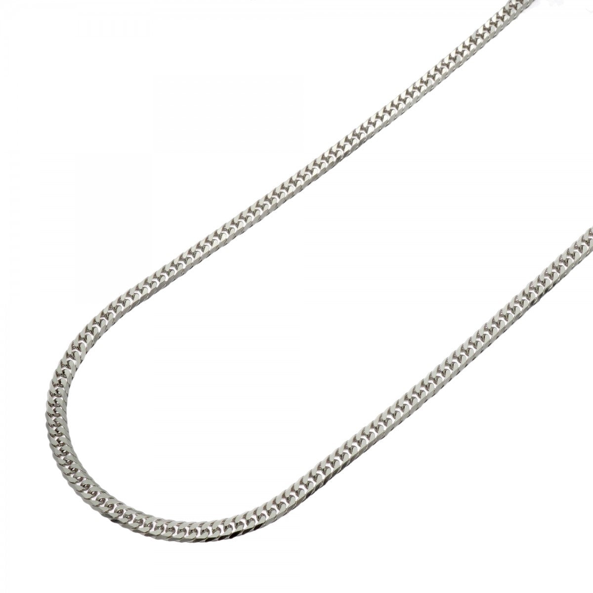 【6khc0004】喜平 ネックレス Pt850 プラチナ 6面 ダブル 45.4cm 15.2g キヘイ【中古】メンズ レディース ユニセックス