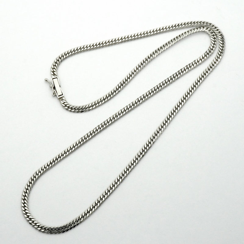【6khc0004】喜平 ネックレス Pt850 プラチナ 6面 ダブル 45.4cm 15.2g キヘイ【中古】メンズ レディース ユニセックス