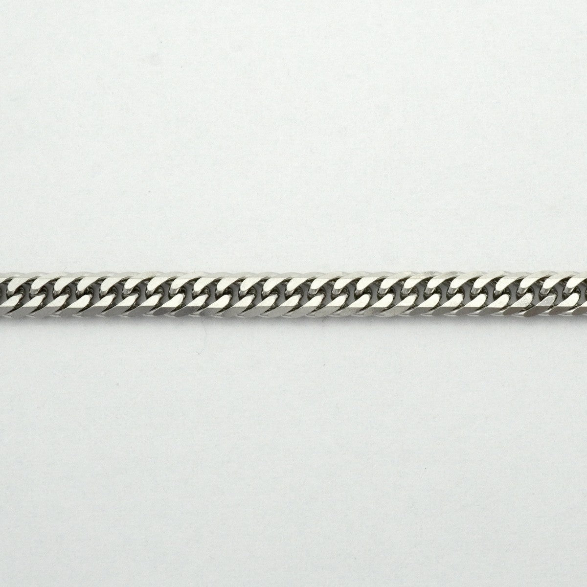【6khc0004】喜平 ネックレス Pt850 プラチナ 6面 ダブル 45.4cm 15.2g キヘイ【中古】メンズ レディース ユニセックス