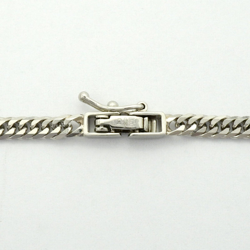 【6khc0004】喜平 ネックレス Pt850 プラチナ 6面 ダブル 45.4cm 15.2g キヘイ【中古】メンズ レディース ユニセックス