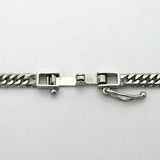 【6khc0004】喜平 ネックレス Pt850 プラチナ 6面 ダブル 45.4cm 15.2g キヘイ【中古】メンズ レディース ユニセックス