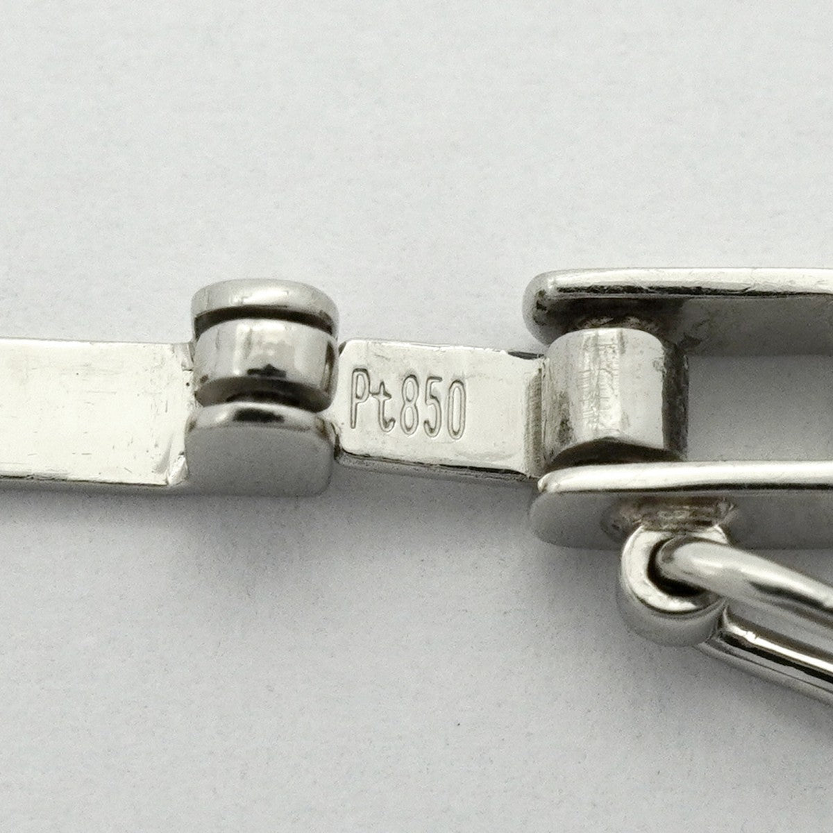 【6khc0004】喜平 ネックレス Pt850 プラチナ 6面 ダブル 45.4cm 15.2g キヘイ【中古】メンズ レディース ユニセックス