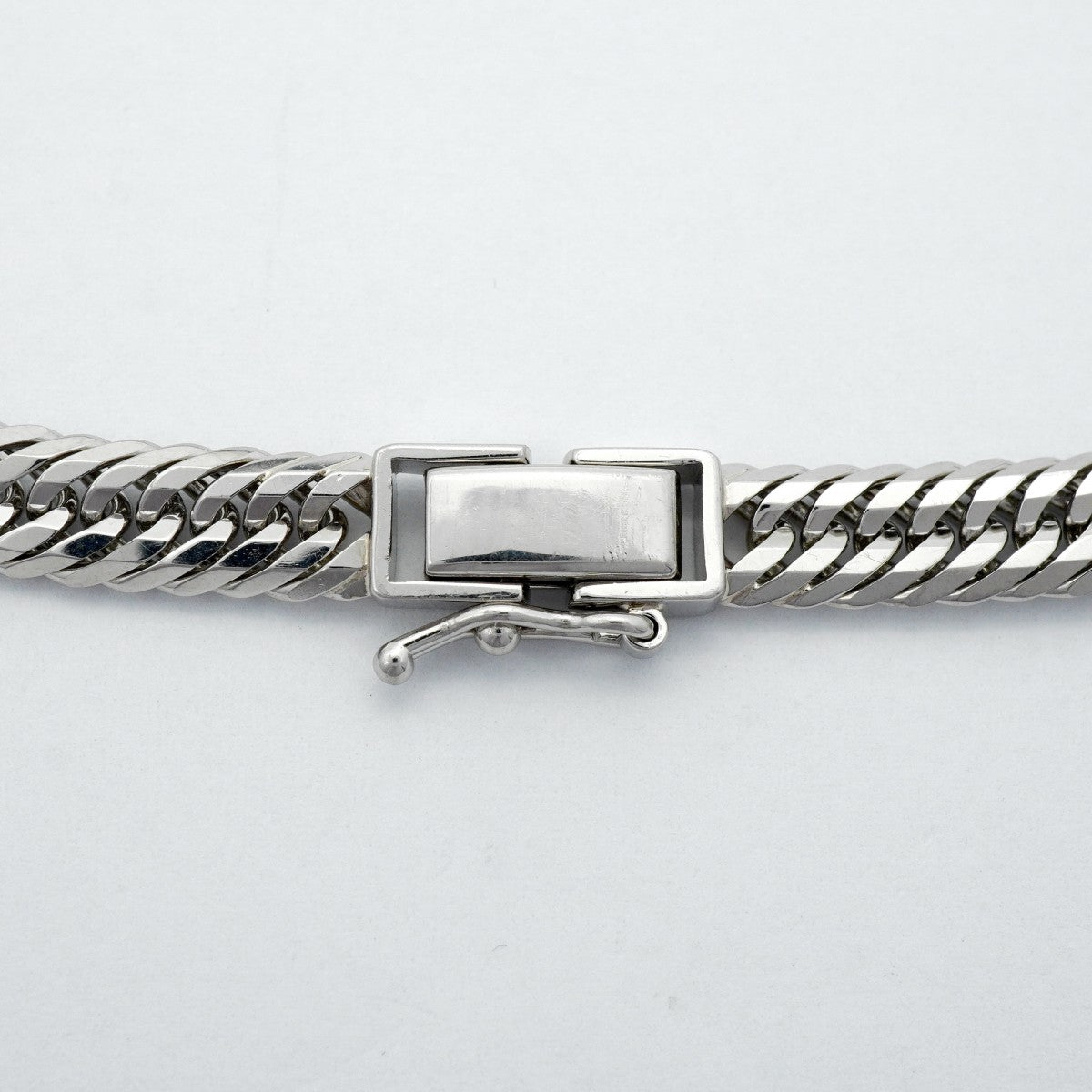 【6khc0006】喜平 ブレスレット Pt850 プラチナ トリプル 12面 20.6cm 21g キヘイ【中古】メンズ レディース ユニセックス