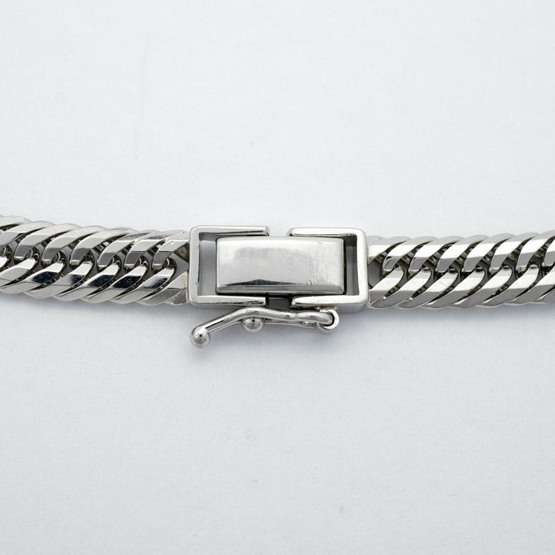 【6khc0006】喜平 ブレスレット Pt850 プラチナ トリプル 12面 20.6cm 21g キヘイ【中古】メンズ レディース ユニセックス