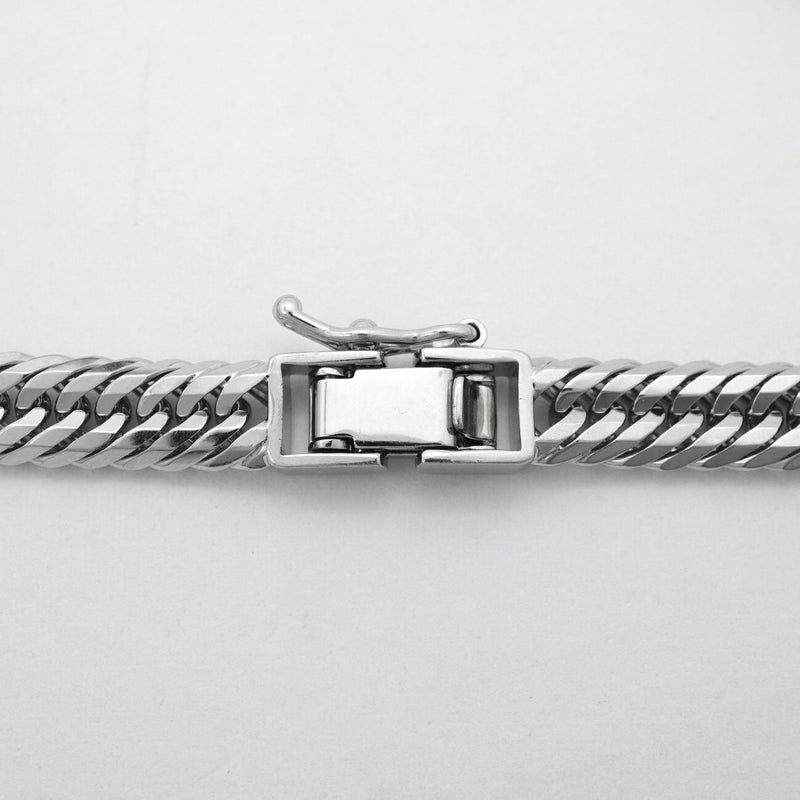 【6khc0006】喜平 ブレスレット Pt850 プラチナ トリプル 12面 20.6cm 21g キヘイ【中古】メンズ レディース ユニセックス