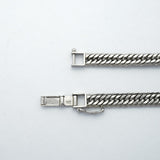 【6khc0006】喜平 ブレスレット Pt850 プラチナ トリプル 12面 20.6cm 21g キヘイ【中古】メンズ レディース ユニセックス