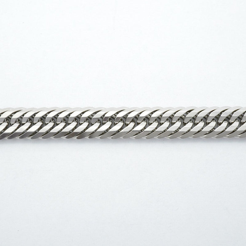 【6khc0006】喜平 ブレスレット Pt850 プラチナ トリプル 12面 20.6cm 21g キヘイ【中古】メンズ レディース ユニセックス