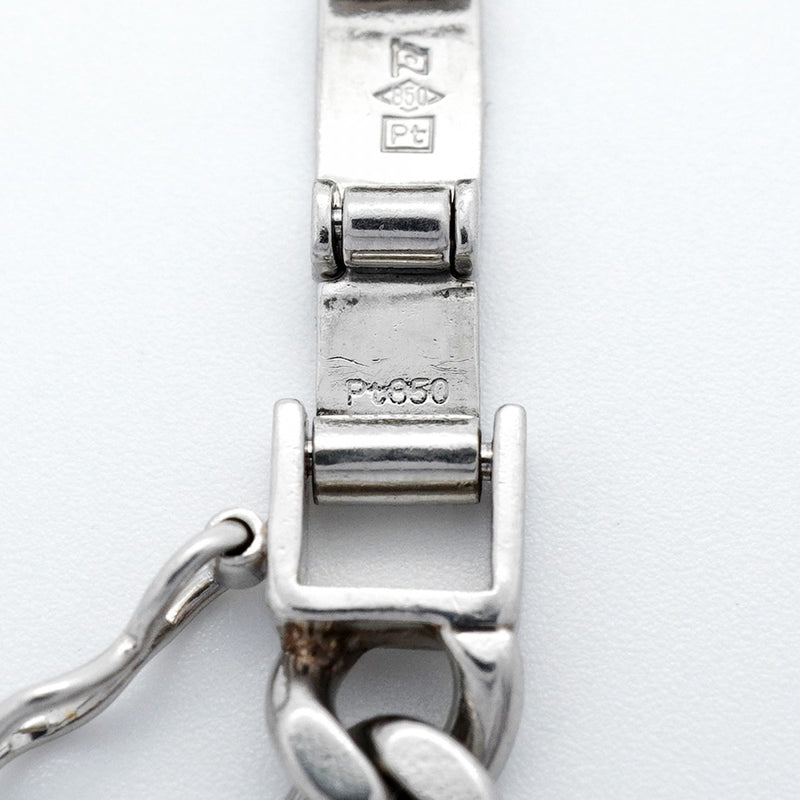 【6khc0007】喜平 ブレスレット Pt850 プラチナ 2面 シングル 21cm 29.9g キヘイ【中古】メンズ レディース ユニセックス