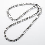 【6khc0011】喜平 ネックレス Pt850 プラチナ 8面 トリプル 50.4cm 50.4g キヘイ【中古】メンズ レディース ユニセックス