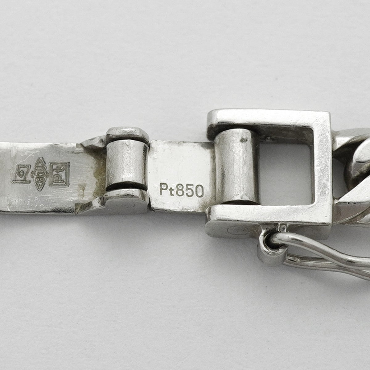 【6khc0016】喜平 ネックレス Pt850 プラチナ 6面 ダブル 61cm 60g キヘイ【中古】メンズ レディース ユニセックス