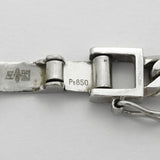 【6khc0016】喜平 ネックレス Pt850 プラチナ 6面 ダブル 61cm 60g キヘイ【中古】メンズ レディース ユニセックス