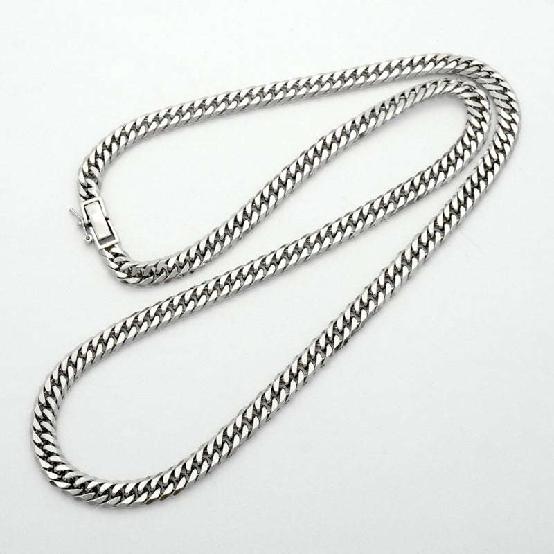 【6khc0017】喜平 ネックレス Pt850 プラチナ 6面 ダブル 50.3cm 51.3g キヘイ【中古】メンズ レディース ユニセックス