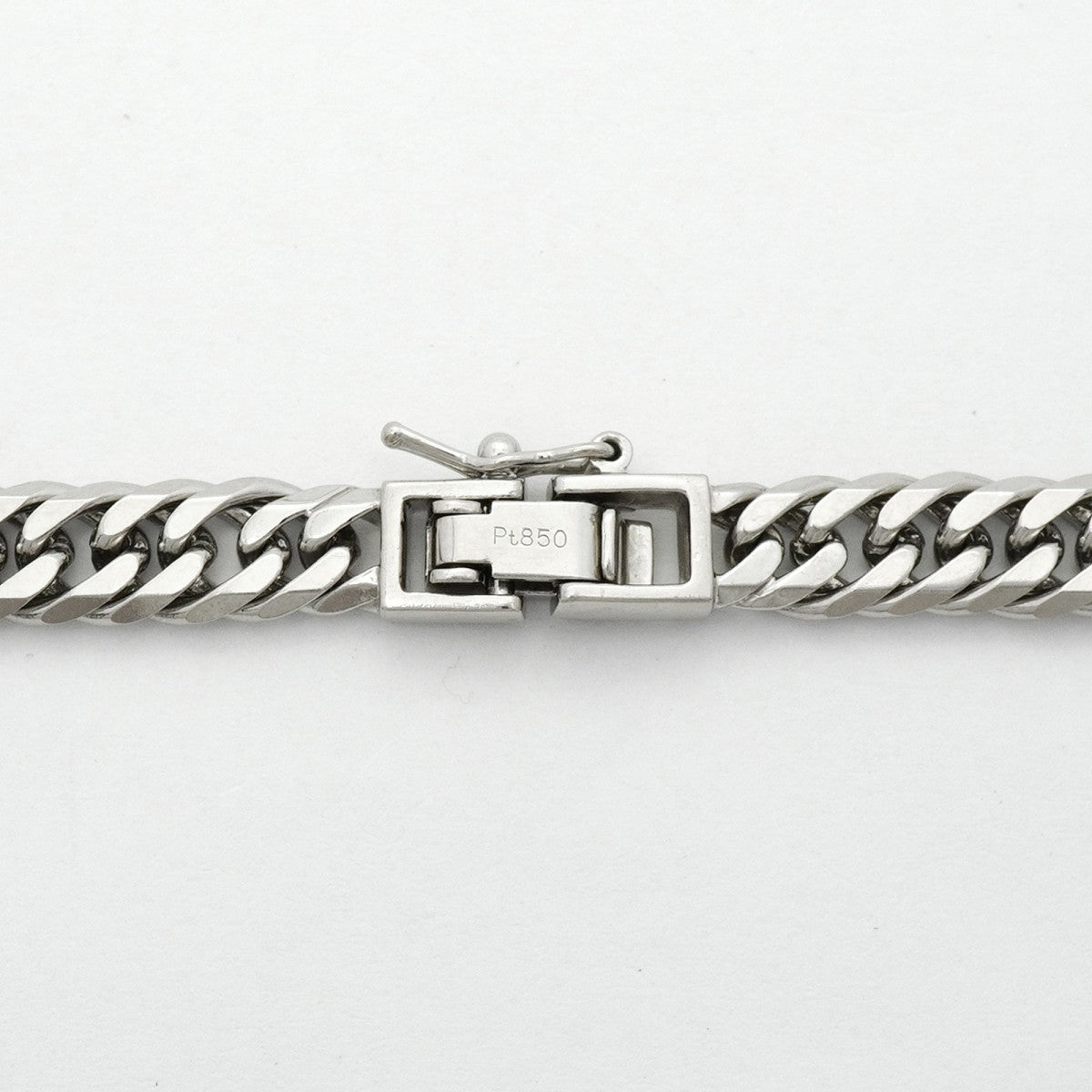 【6khc0017】喜平 ネックレス Pt850 プラチナ 6面 ダブル 50.3cm 51.3g キヘイ【中古】メンズ レディース ユニセックス