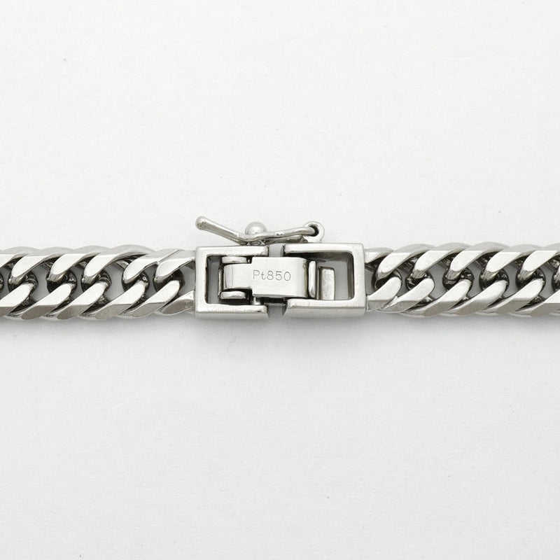 【6khc0017】喜平 ネックレス Pt850 プラチナ 6面 ダブル 50.3cm 51.3g キヘイ【中古】メンズ レディース ユニセックス