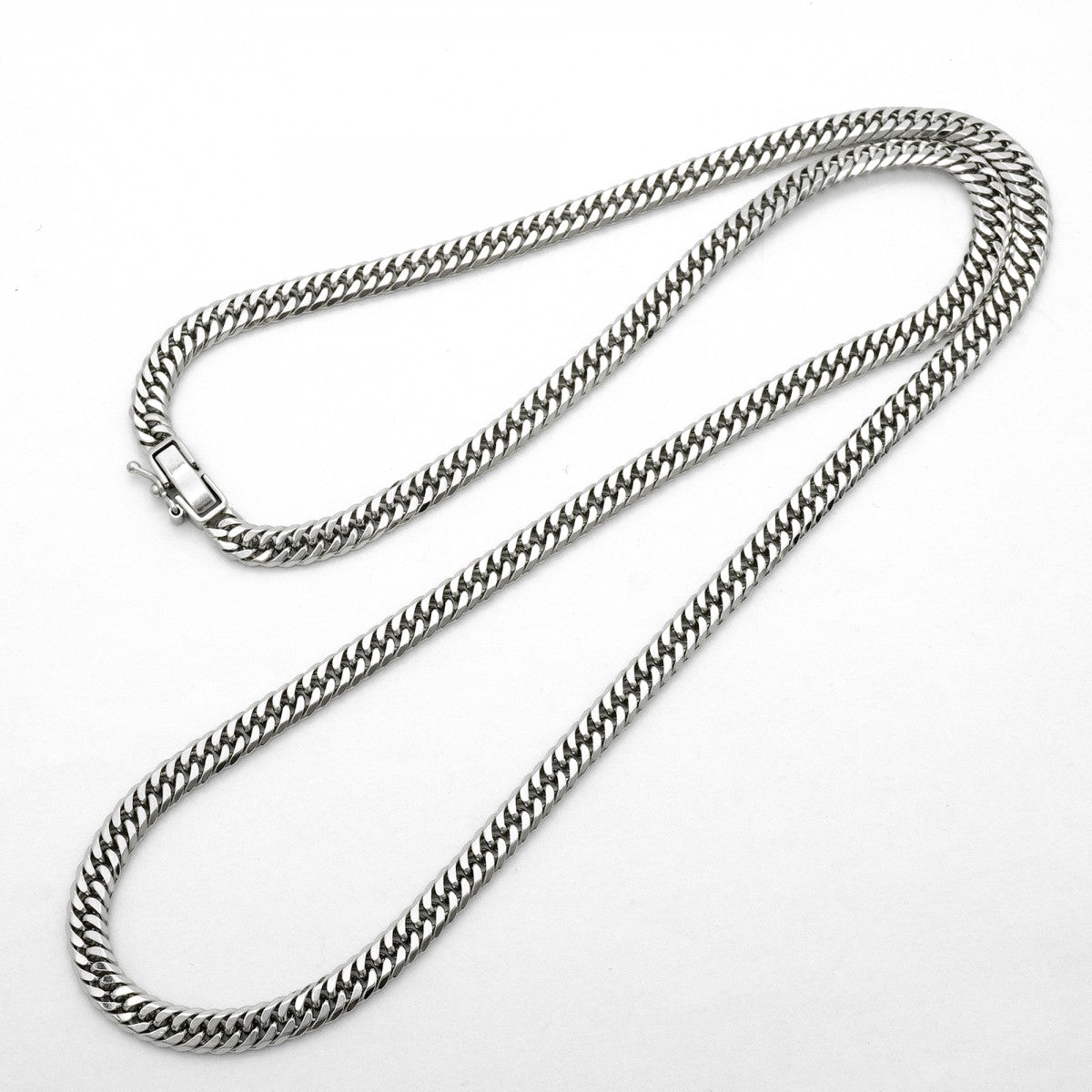 【6khc0018】喜平 ネックレス Pt850 プラチナ 6面 ダブル 50.2cm 30.3g キヘイ【中古】メンズ レディース ユニセックス