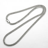 【6khc0018】喜平 ネックレス Pt850 プラチナ 6面 ダブル 50.2cm 30.3g キヘイ【中古】メンズ レディース ユニセックス