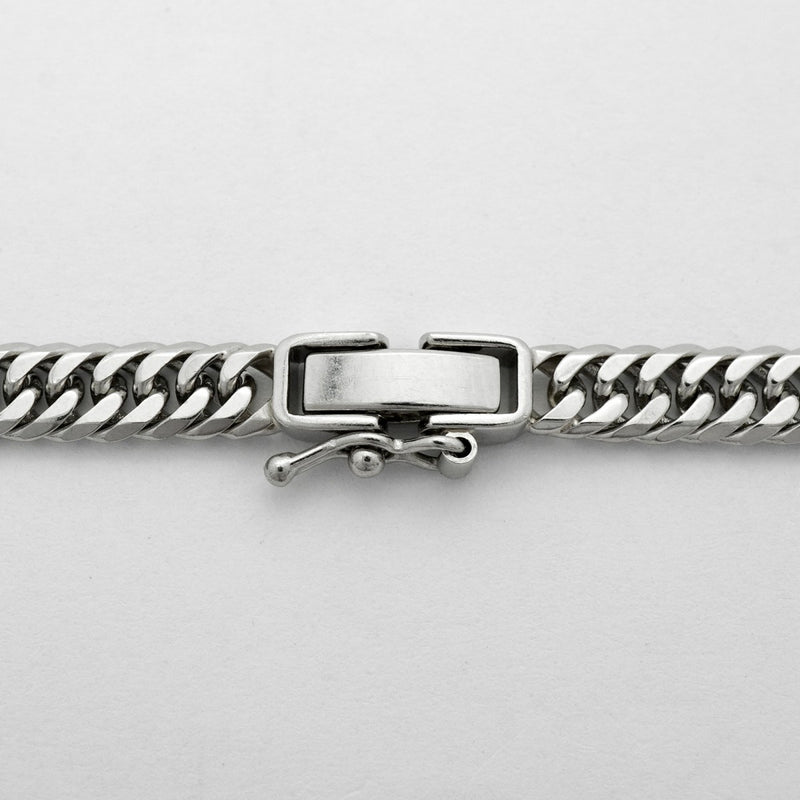 【6khc0018】喜平 ネックレス Pt850 プラチナ 6面 ダブル 50.2cm 30.3g キヘイ【中古】メンズ レディース ユニセックス