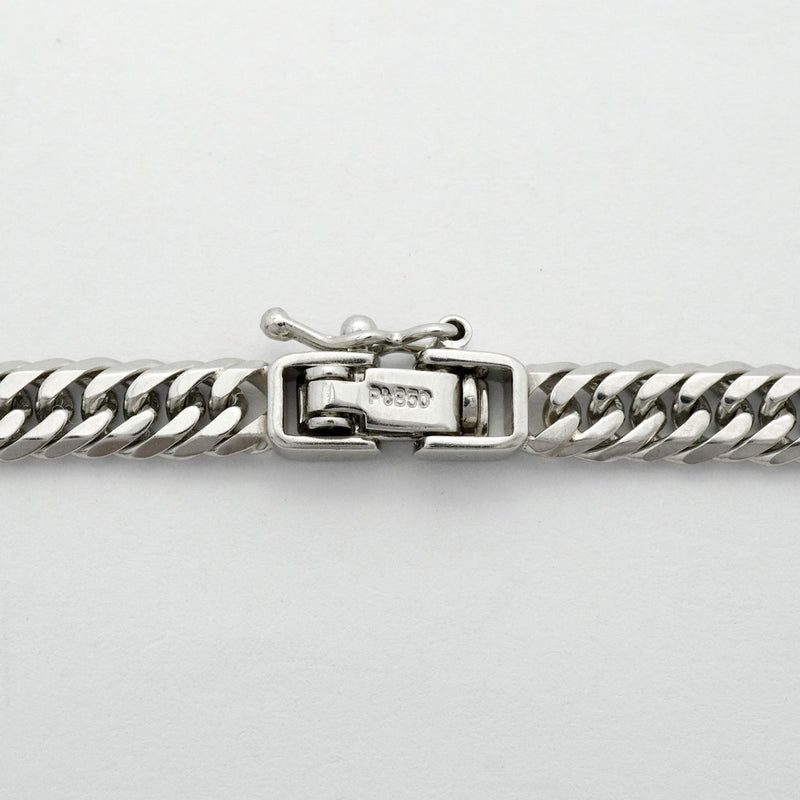 【6khc0018】喜平 ネックレス Pt850 プラチナ 6面 ダブル 50.2cm 30.3g キヘイ【中古】メンズ レディース ユニセックス