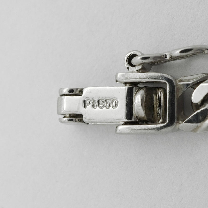 【6khc0018】喜平 ネックレス Pt850 プラチナ 6面 ダブル 50.2cm 30.3g キヘイ【中古】メンズ レディース ユニセックス