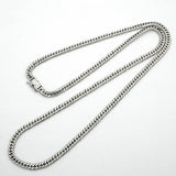 【6khc0019】喜平 ネックレス Pt850 プラチナ 6面 ダブル 61.5cm 49.9g キヘイ【中古】メンズ レディース ユニセックス