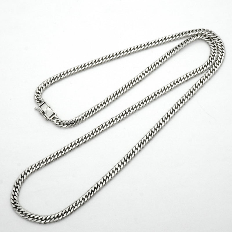 【6khc0019】喜平 ネックレス Pt850 プラチナ 6面 ダブル 61.5cm 49.9g キヘイ【中古】メンズ レディース ユニセックス
