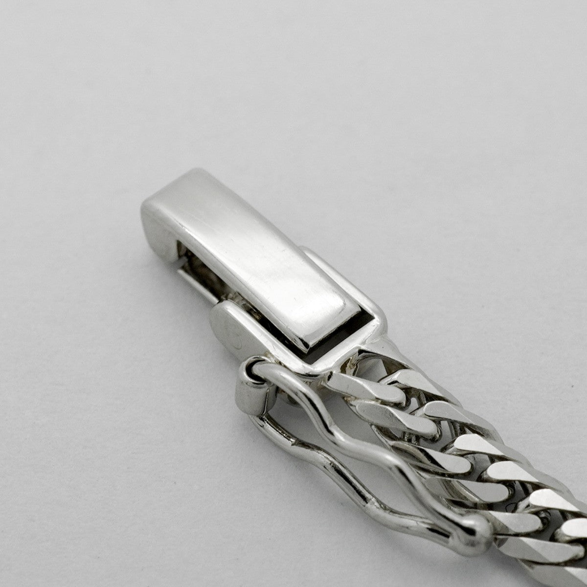 【6khc0020】喜平 ネックレス Pt850 プラチナ 6面 ダブル 50.1cm 20.4g キヘイ【中古】メンズ レディース ユニセックス