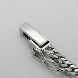【6khc0020】喜平 ネックレス Pt850 プラチナ 6面 ダブル 50.1cm 20.4g キヘイ【中古】メンズ レディース ユニセックス