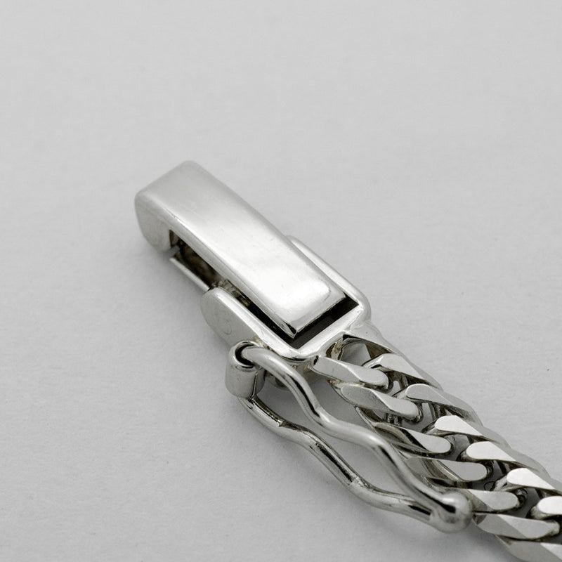 【6khc0020】喜平 ネックレス Pt850 プラチナ 6面 ダブル 50.1cm 20.4g キヘイ【中古】メンズ レディース ユニセックス