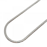 【6khc0020】喜平 ネックレス Pt850 プラチナ 6面 ダブル 50.1cm 20.4g キヘイ【中古】メンズ レディース ユニセックス