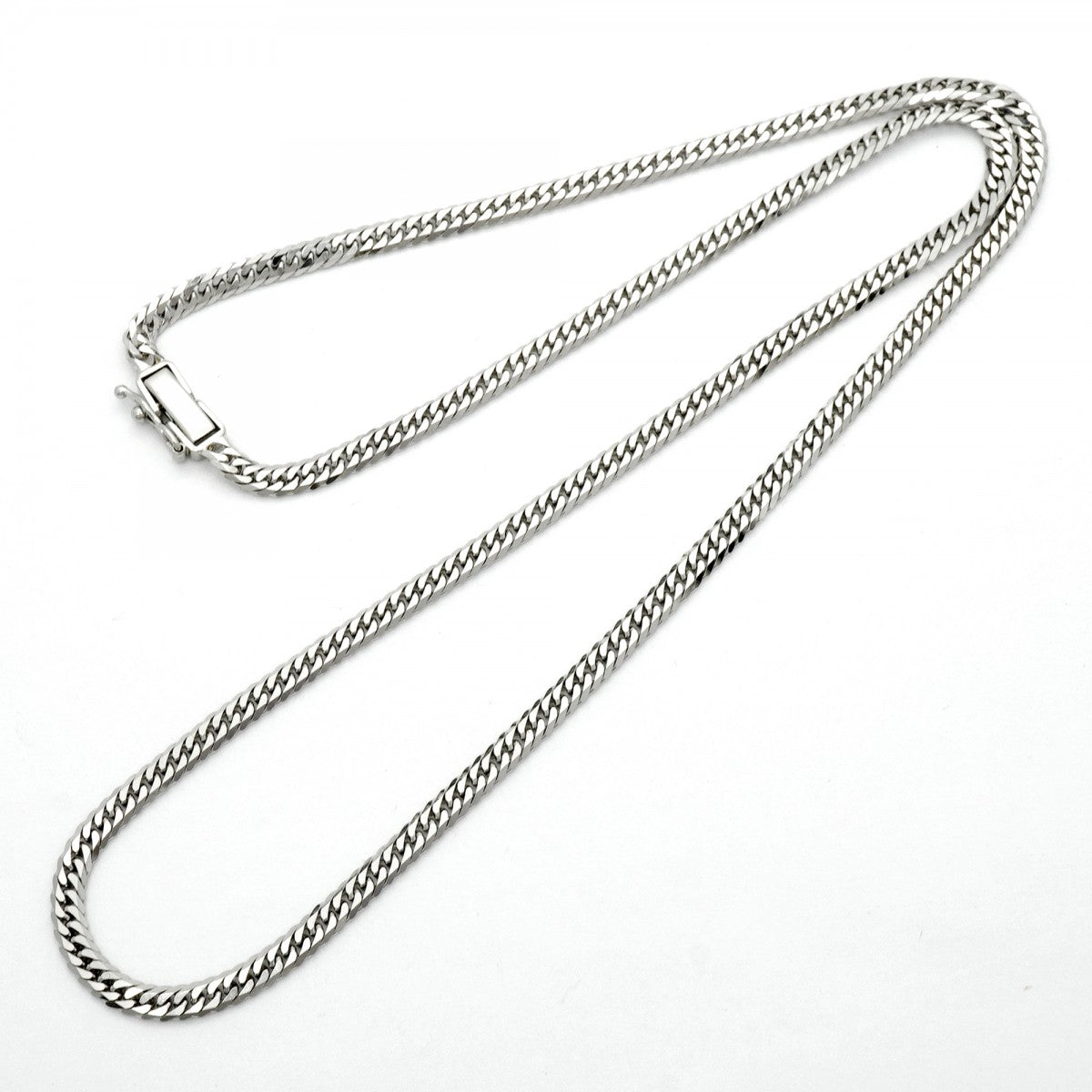 【6khc0020】喜平 ネックレス Pt850 プラチナ 6面 ダブル 50.1cm 20.4g キヘイ【中古】メンズ レディース ユニセックス