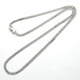 【6khc0020】喜平 ネックレス Pt850 プラチナ 6面 ダブル 50.1cm 20.4g キヘイ【中古】メンズ レディース ユニセックス