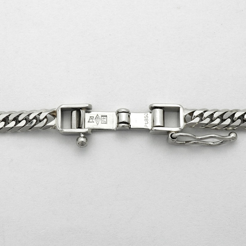 【6khc0020】喜平 ネックレス Pt850 プラチナ 6面 ダブル 50.1cm 20.4g キヘイ【中古】メンズ レディース ユニセックス