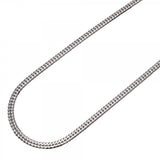 【6khc0021】喜平 ネックレス Pt850 プラチナ 6面 ダブル 45.4cm 23.4g キヘイ【中古】メンズ レディース ユニセックス