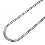 【6khc0027】喜平 ネックレス Pt850 プラチナ 6面 ダブル 61.1cm 50.7g キヘイ【中古】メンズ レディース ユニセックス