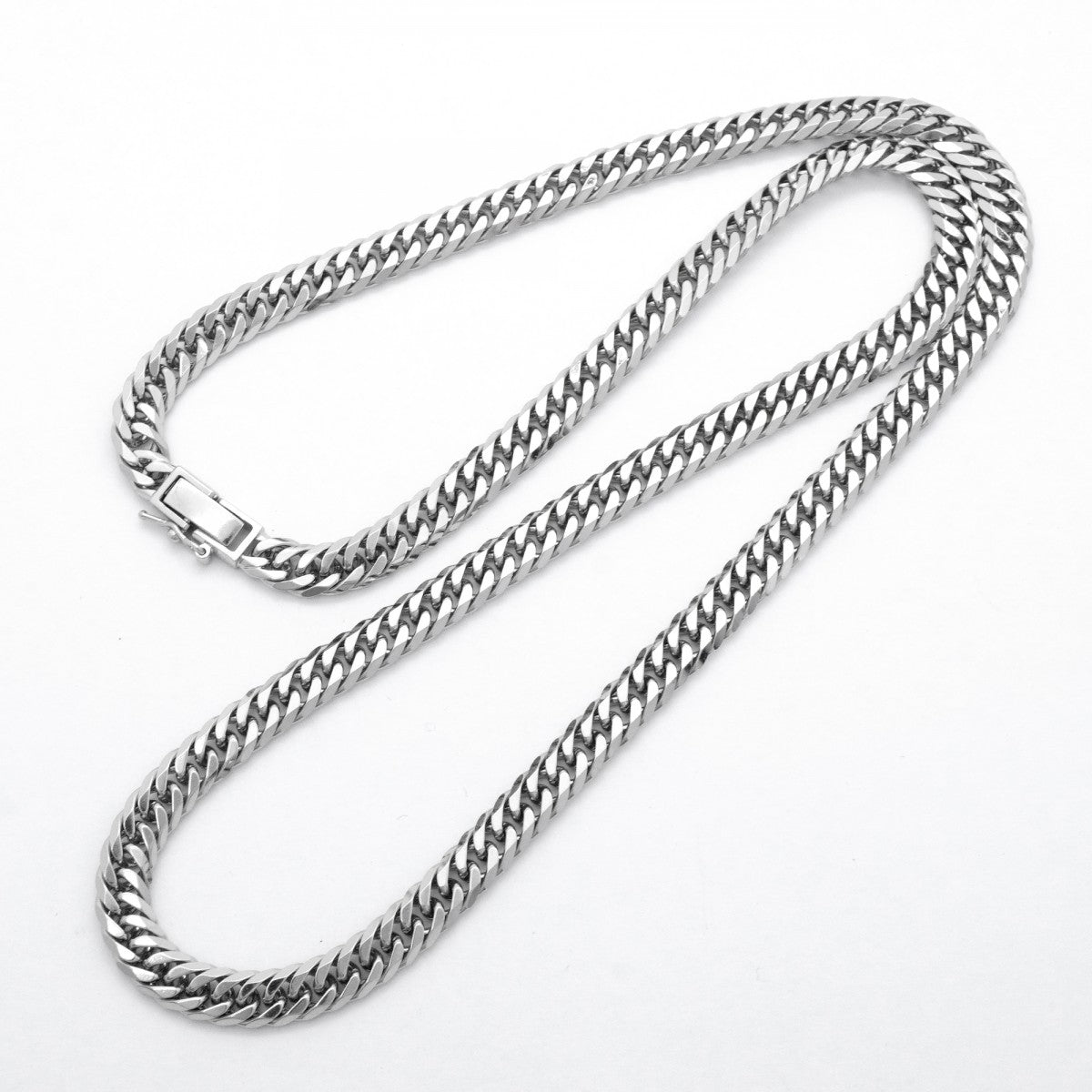 【6khc0029】喜平 ネックレス Pt850 プラチナ 6面 ダブル 50.6cm 51.2g キヘイ【中古】メンズ レディース ユニセックス