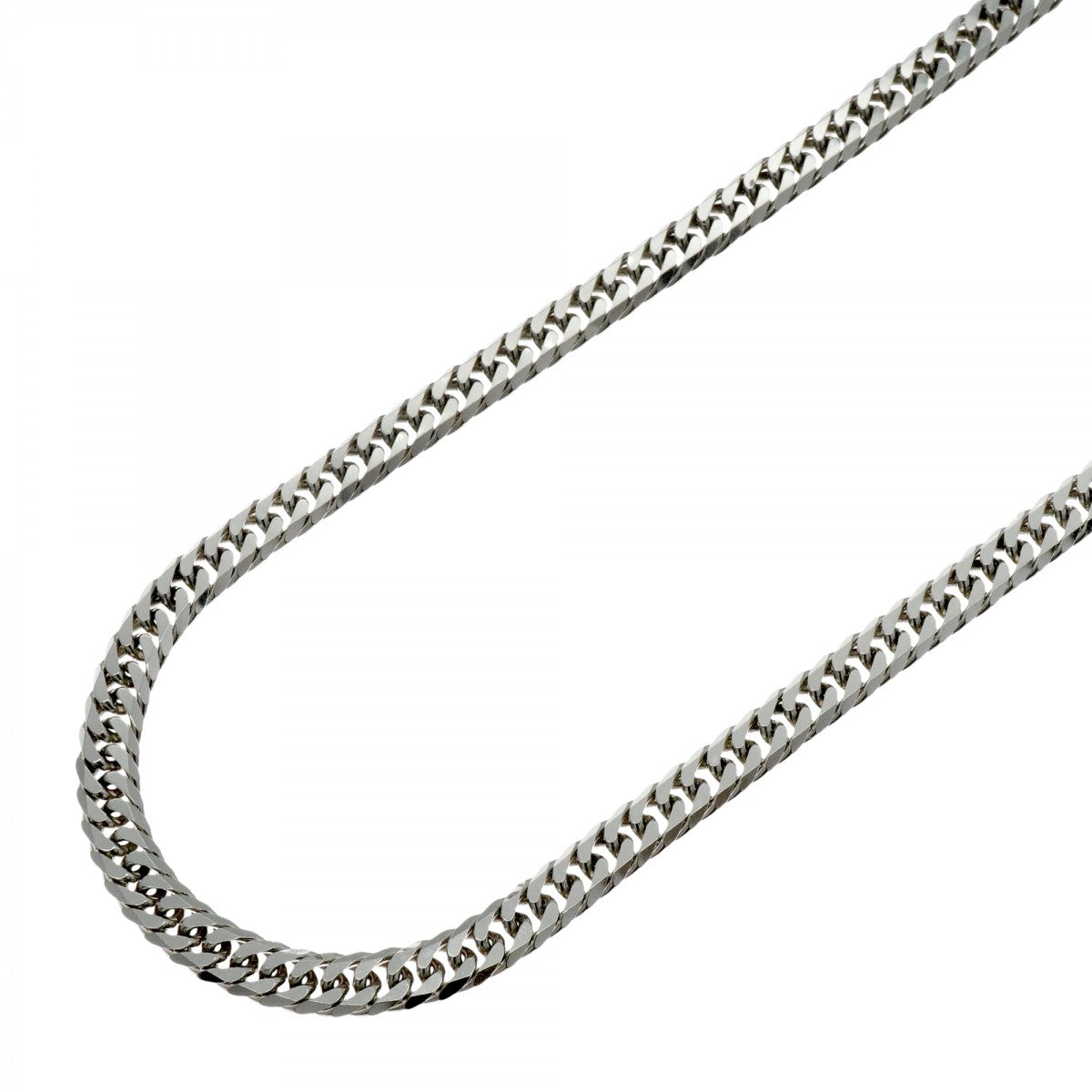 【6khc0034】喜平 ネックレス Pt850 プラチナ 6面 ダブル 50.3cm 50.6g キヘイ【中古】メンズ レディース ユニセックス