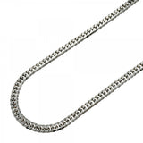 【6khc0034】喜平 ネックレス Pt850 プラチナ 6面 ダブル 50.3cm 50.6g キヘイ【中古】メンズ レディース ユニセックス