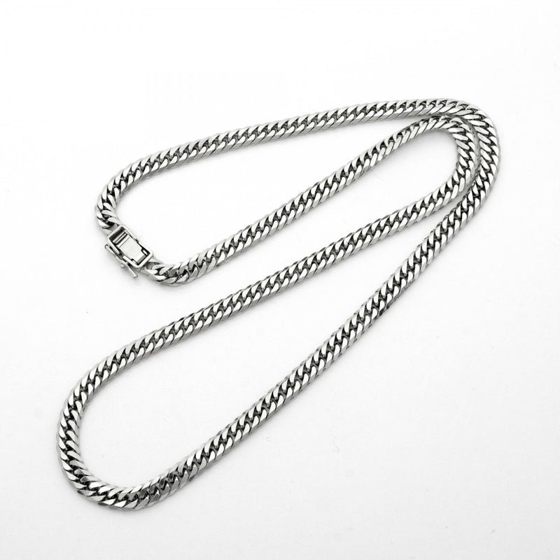 【6khc0034】喜平 ネックレス Pt850 プラチナ 6面 ダブル 50.3cm 50.6g キヘイ【中古】メンズ レディース ユニセックス