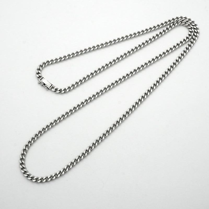【6khc0035】喜平 ネックレス Pt850 プラチナ 2面 シングル 61.2cm 50.4g キヘイ【中古】メンズ レディース ユニセックス