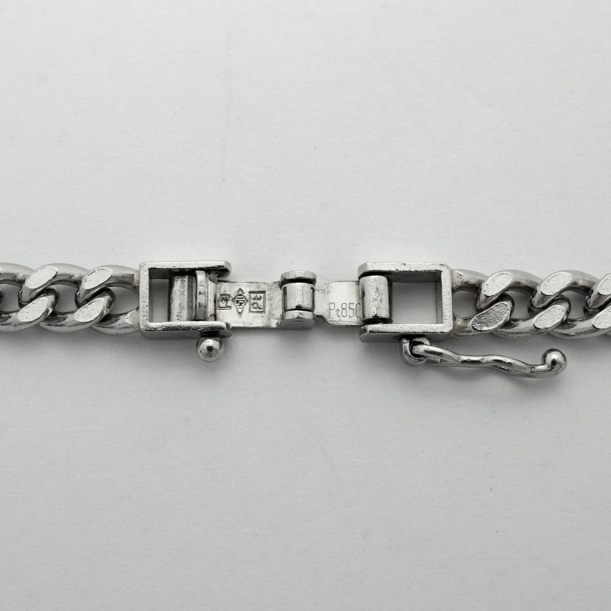 【6khc0035】喜平 ネックレス Pt850 プラチナ 2面 シングル 61.2cm 50.4g キヘイ【中古】メンズ レディース ユニセックス