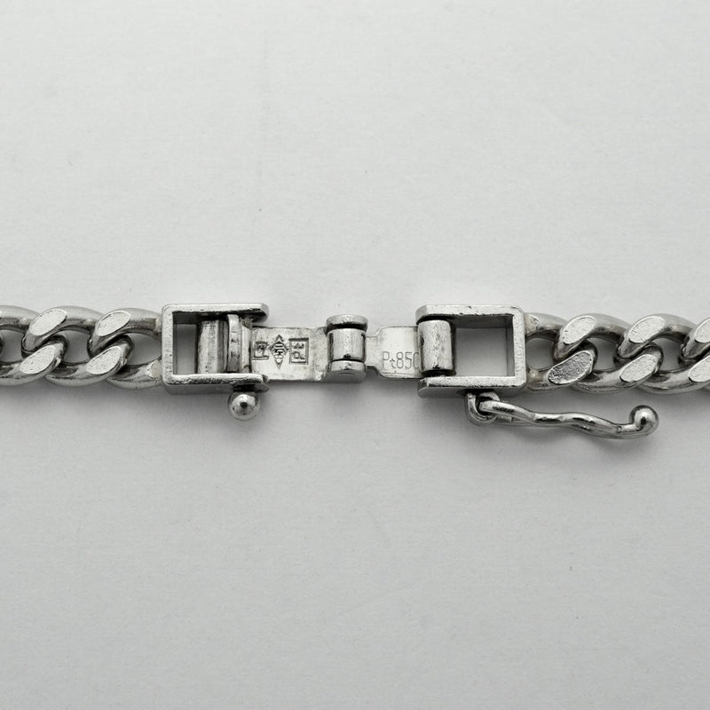 【6khc0035】喜平 ネックレス Pt850 プラチナ 2面 シングル 61.2cm 50.4g キヘイ【中古】メンズ レディース ユニセックス