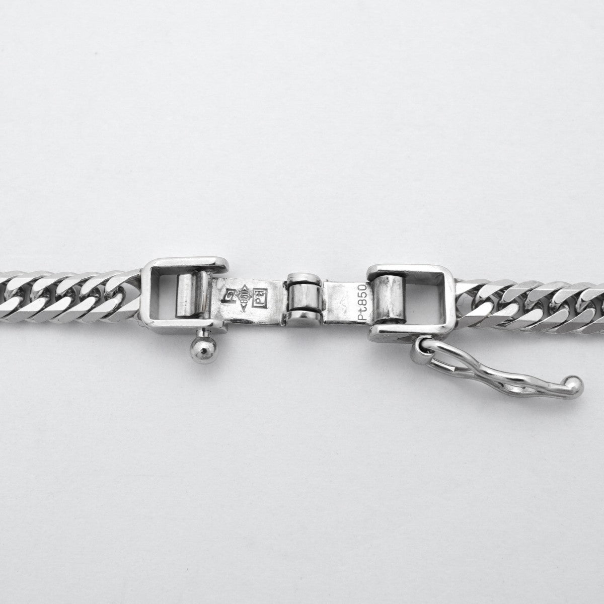 【6khc0039】喜平 ネックレス Pt850 プラチナ 6面 ダブル 50.6cm 20.3g キヘイ【中古】メンズ レディース ユニセックス