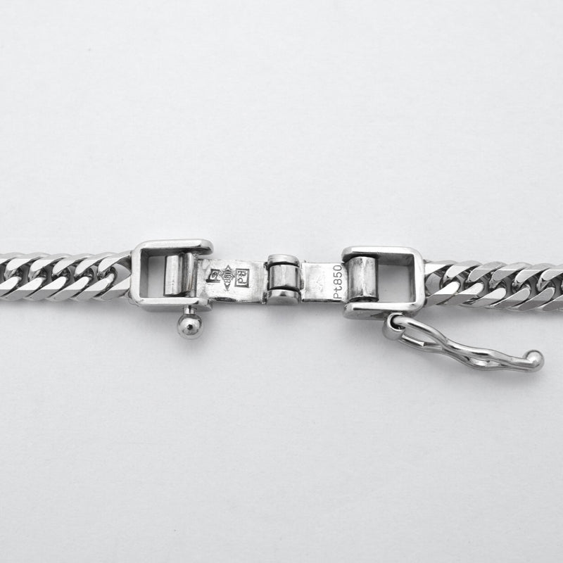 【6khc0039】喜平 ネックレス Pt850 プラチナ 6面 ダブル 50.6cm 20.3g キヘイ【中古】メンズ レディース ユニセックス