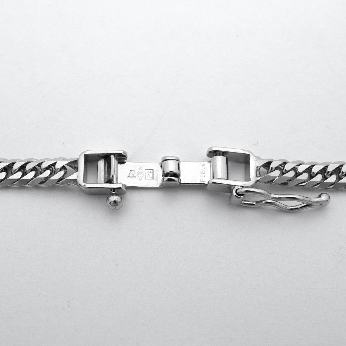 【6khc0041】喜平 ネックレス Pt850 プラチナ 6面 ダブル 50.1cm 20.4g キヘイ【中古】メンズ レディース ユニセックス
