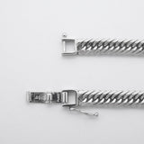 【6khc0042】喜平 ブレスレット Pt900 プラチナ 8面 トリプル 18.4cm 20.5g キヘイ【中古】メンズ レディース ユニセックス