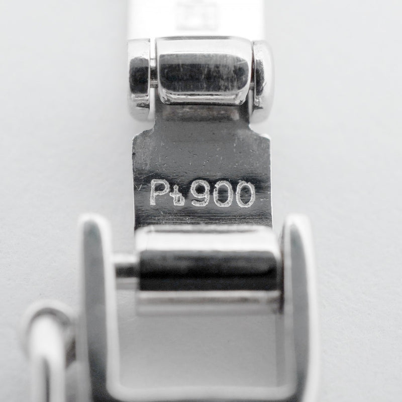 【6khc0042】喜平 ブレスレット Pt900 プラチナ 8面 トリプル 18.4cm 20.5g キヘイ【中古】メンズ レディース ユニセックス