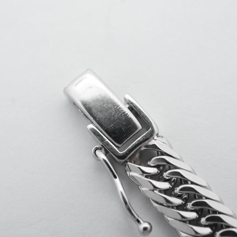 【6khc0042】喜平 ブレスレット Pt900 プラチナ 8面 トリプル 18.4cm 20.5g キヘイ【中古】メンズ レディース ユニセックス