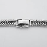 【6khc0042】喜平 ブレスレット Pt900 プラチナ 8面 トリプル 18.4cm 20.5g キヘイ【中古】メンズ レディース ユニセックス