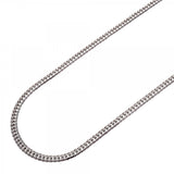 【6khc0044】喜平 ネックレス Pt850 プラチナ 6面 ダブル 50.2cm 20.2g キヘイ【中古】メンズ レディース ユニセックス